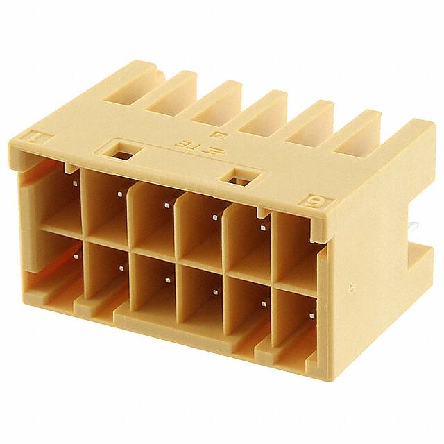 4-1971906-6 TE Connectivity AMP Connectors  Embases à broches mâles